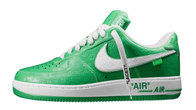 Louis Vuitton Louis Vuitton x Nike Air force 1 - Virgil Abloh Green