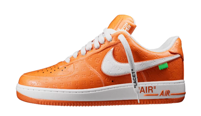 Louis Vuitton Louis Vuitton x Nike Air force 1 - Virgil Abloh Orange