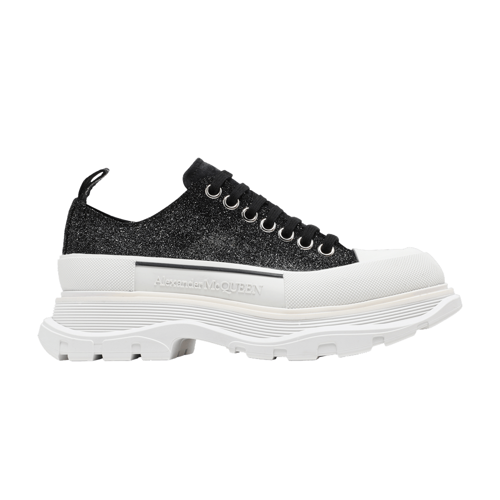 Alexander McQueen Wmns Tread Slick Lace-Up 'Galaxy Black'