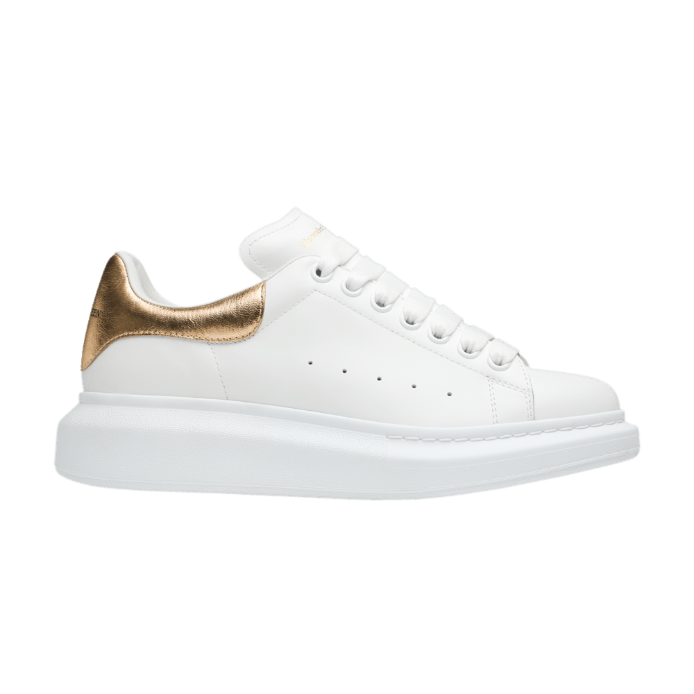 Alexander McQueen Wmns Oversized Sneaker 'White Light Gold'