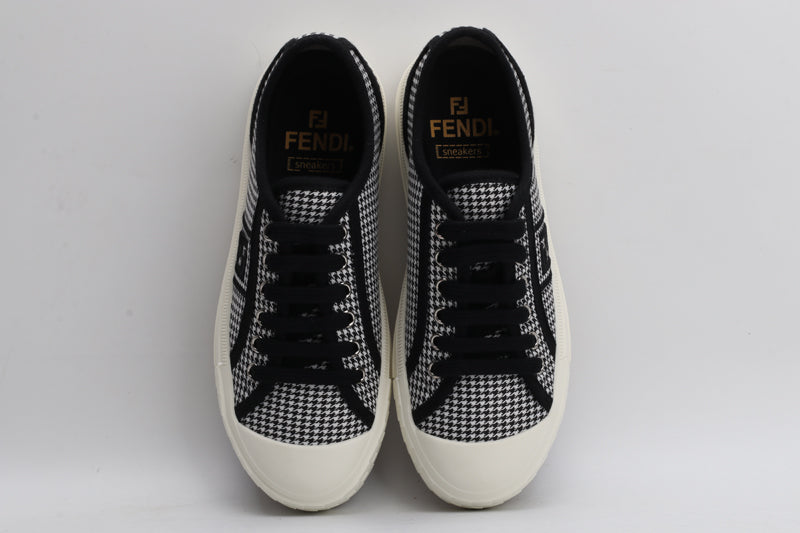 Fendi Fendi Domino Black fabric low-tops