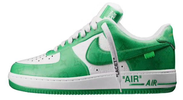 Louis Vuitton Louis Vuitton x Nike Air force 1 - Virgil Abloh Green