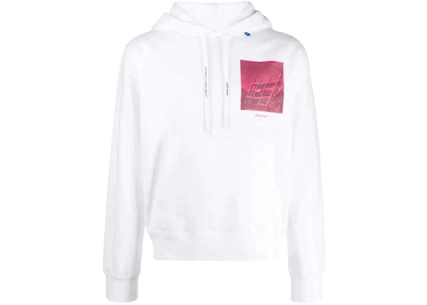 Off-White Arrows Sketch Loose Fit Hoodie White