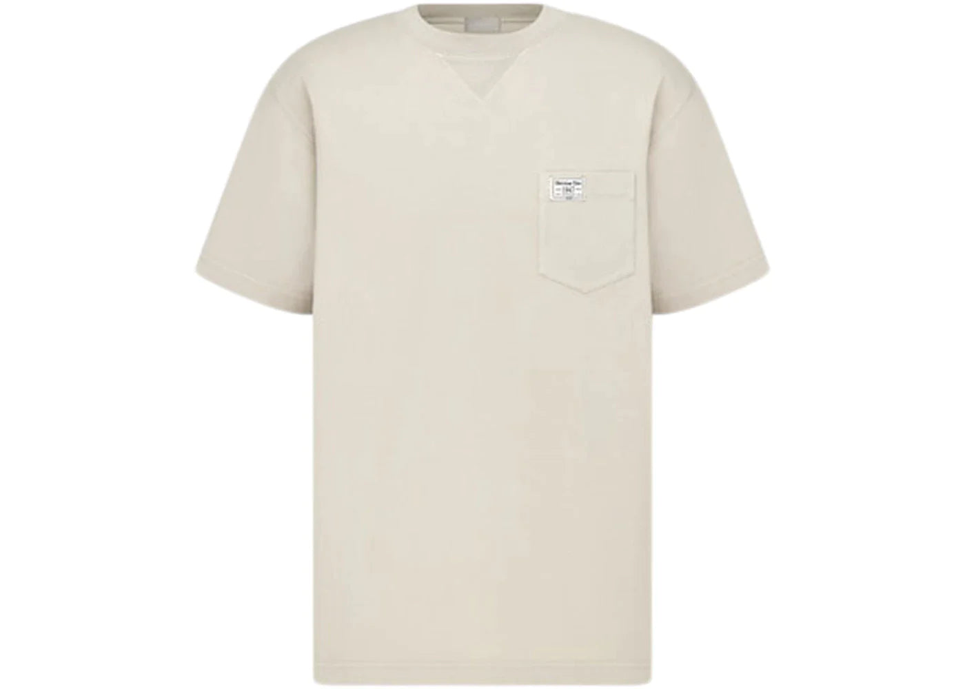 Dior by Birkenstock Relaxed Fit CD 1947 T-Shirt Beige