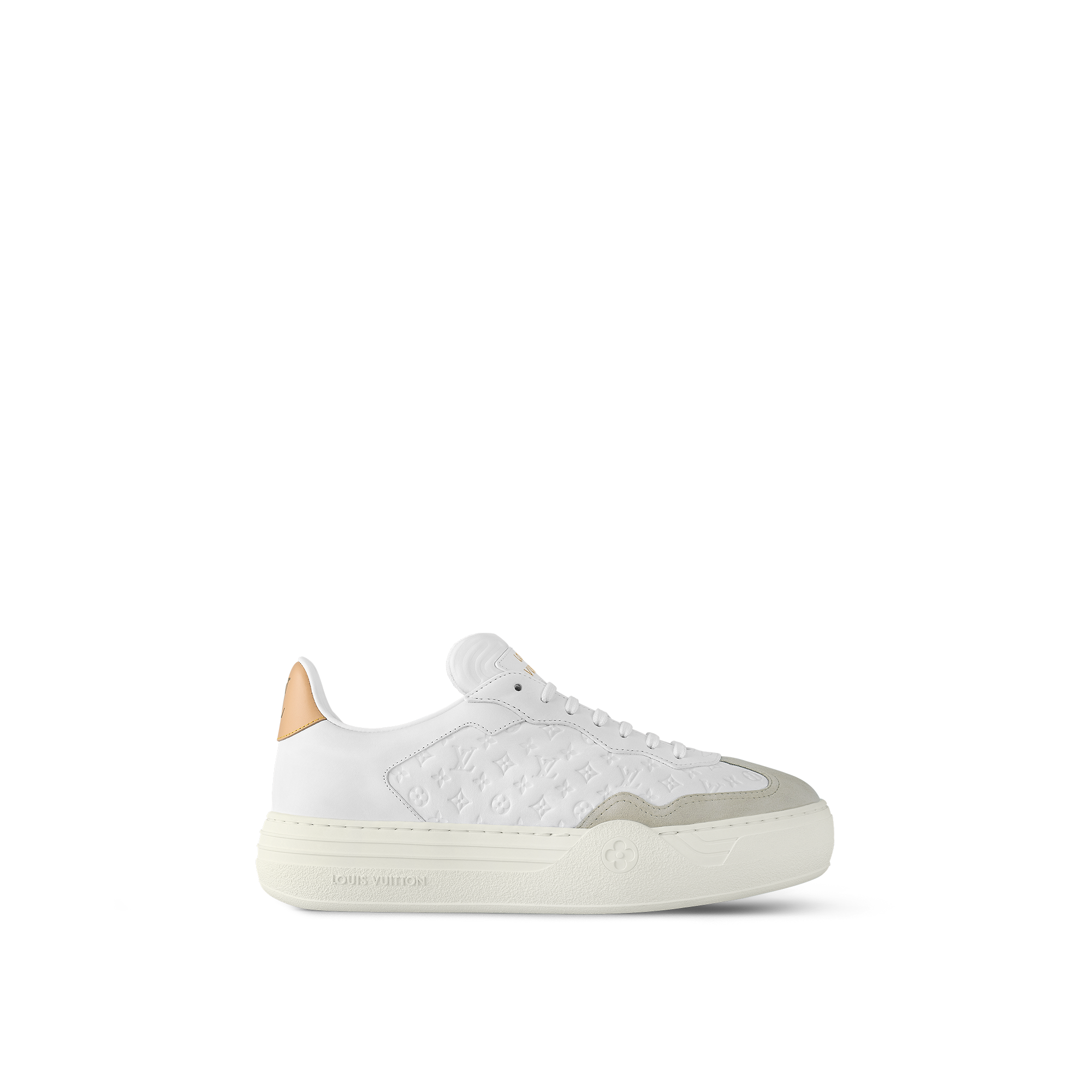 LV Groovy Platform Sneaker - White