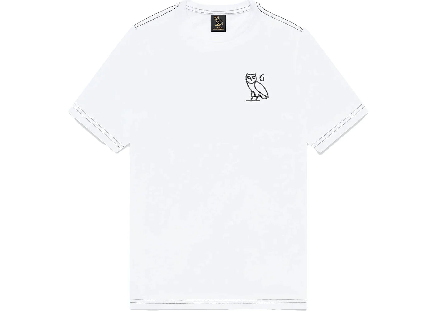 OVO Contrast Stitch T-shirt White