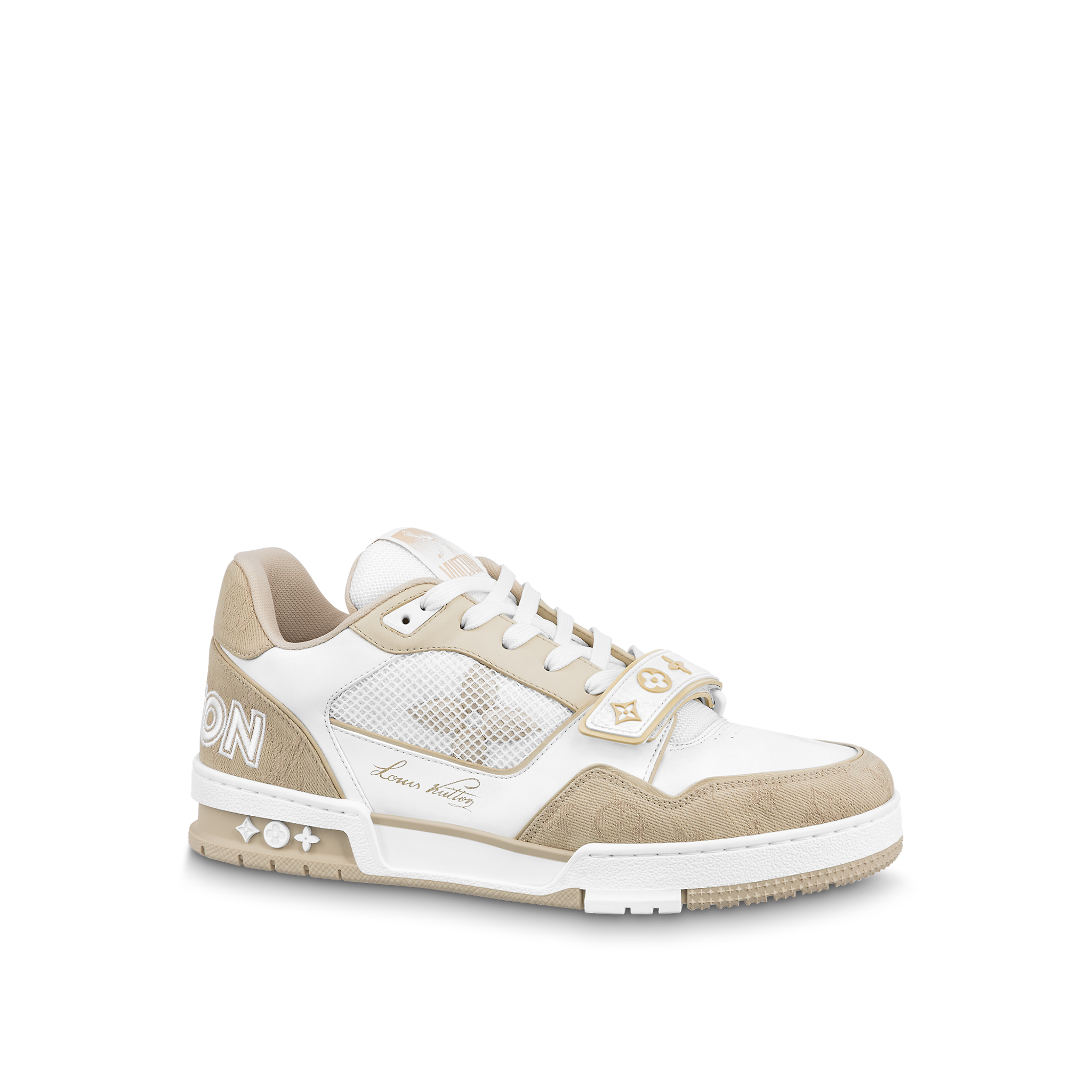 Louis Vuitton LV Trainer Sneaker Beige