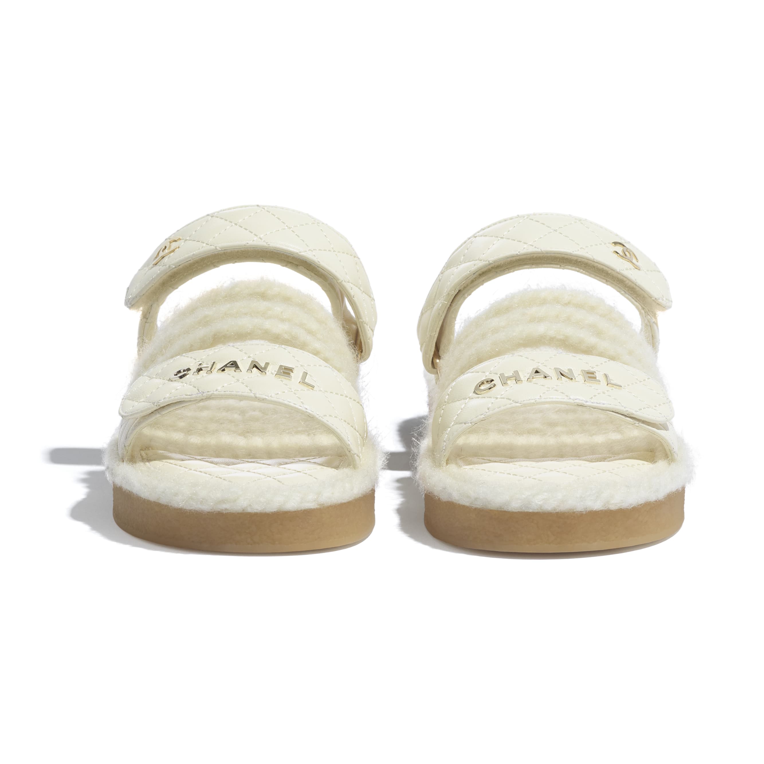 Chanel Cord & Lambskin Mules